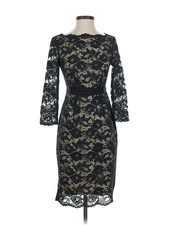 Moda International Women Black Cocktail Dress 2