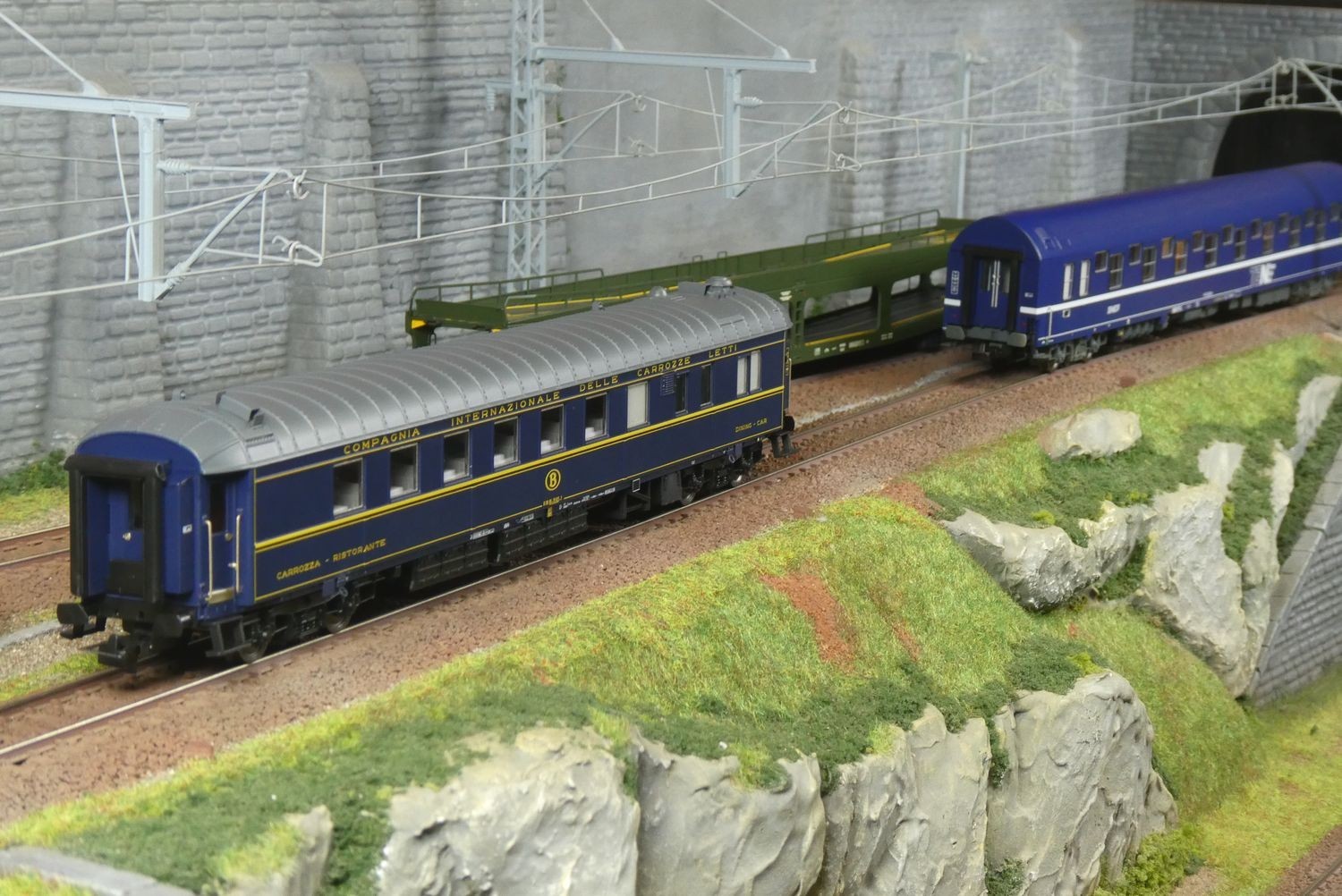 Set de 3 Auto-Couchettes SNCF SNCB CIWL Jouef HJ4207 modélisme ferroviaire