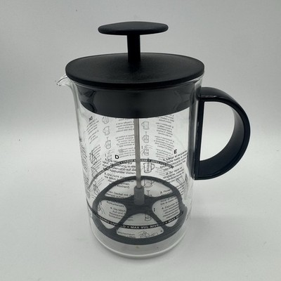 Bodum Latteo Milk Frother Glass Set 8 Oz Discontinued Espresso Coffee Press