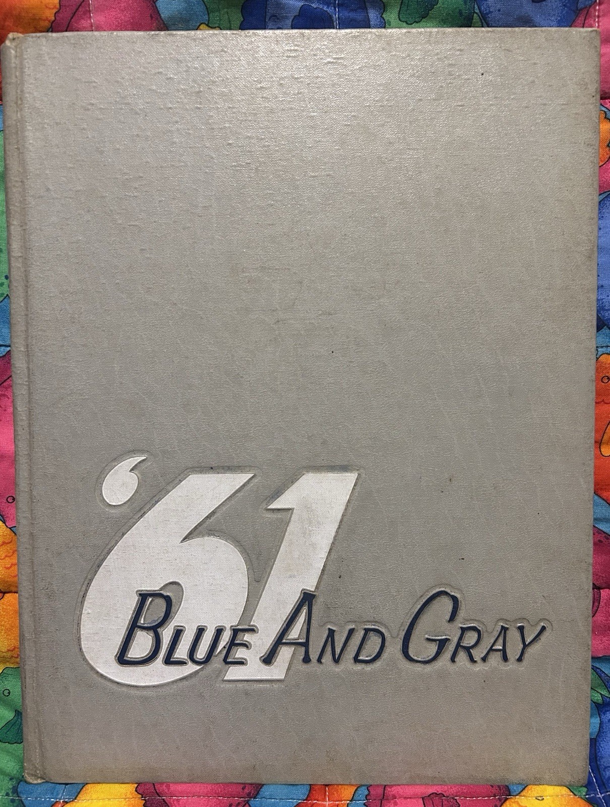 1961 Robert E. Lee High School Yearbook Jacksonville FL Gray And Blue VG SIGNED