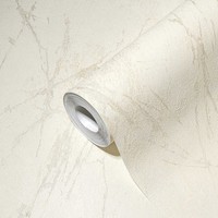 Marmoroptik Tapete In Creme Mit Strukturdesign