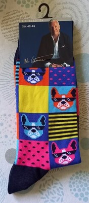 Pop Art Crew Socken 41-46 Herren Socken DK Hunde Sommer Limited Edition Maratho
