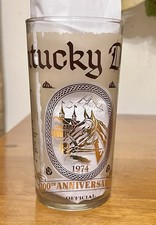 1974 Official Kentucky Derby Mint Julep Glass - 100th Anniversary Souvenir