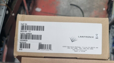 LANTRONIX MSS100-21 A12 EXTERNER ETHERNET GERÄT SERVER (R3S2.8)
