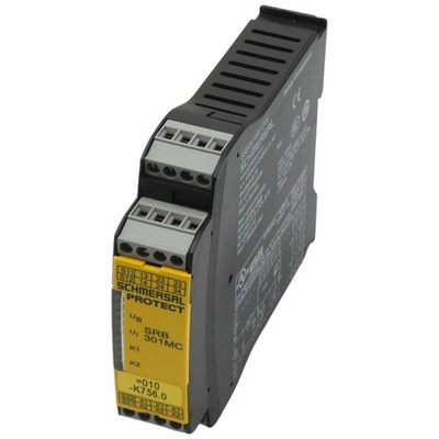Schmersal PROTECT SRB 301MC SRB301MC-24V Sicherheitsrelais -used/Attn.-