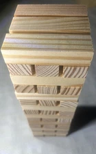 Traditions Jumbling Tower Replacement Blocks – Full Set of 48 Wood Pieces