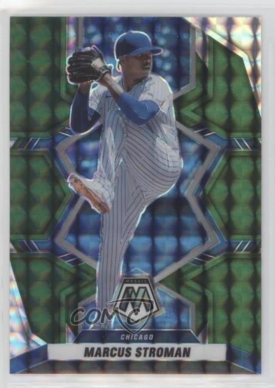 2022 Panini Mosaic Green Mosaic Prizm Marcus Stroman #118 0m0g
