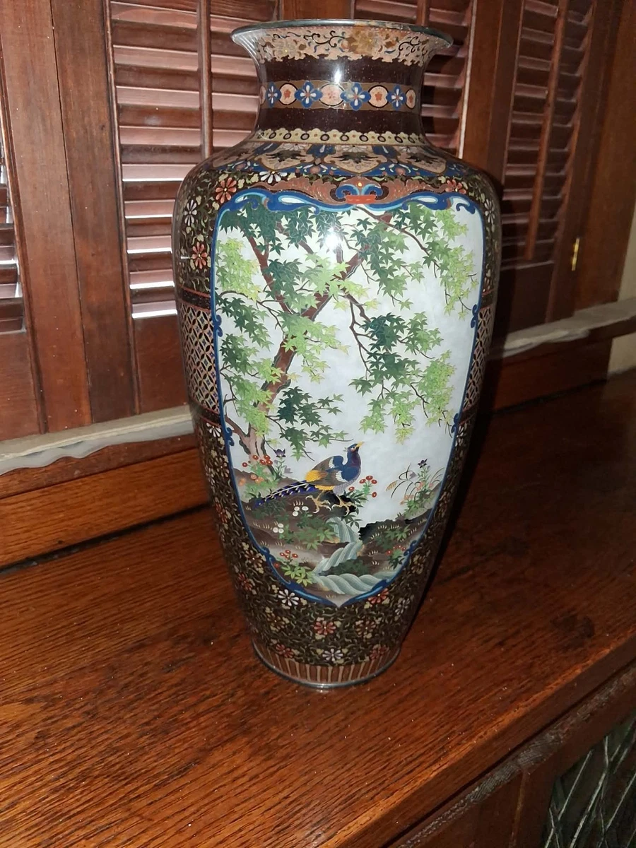 景泰蓝日本花瓶1850-1899 | eBay