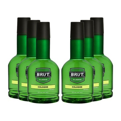 Original Fragrance Cologne by Brut for Men - 5 oz Cologne - Pack of 6