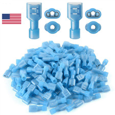 500pcs Fully Insulated Nylon Crimp 16-14 AWG Connectors Female Spade Terminals