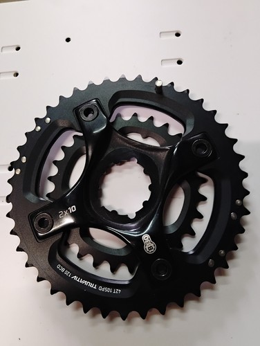 Plateau VTT Reverse Components – 38 Dents – 2x10 Vitesses – Noir – BCD 120 – NEUF