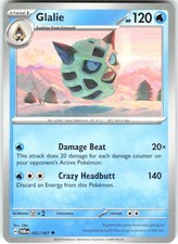 Glalie 052/167 Twilight Masquerade TWM NM Pokemon Card TCG