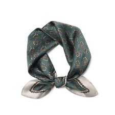 100 Mulberry Silk Scarf 21 "x 21" Square - Neck Scarf - Women Men Small Squa...