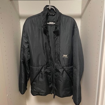 Helly Hansen Black Jacket XL Waterproof Windbreaker Sports Coat