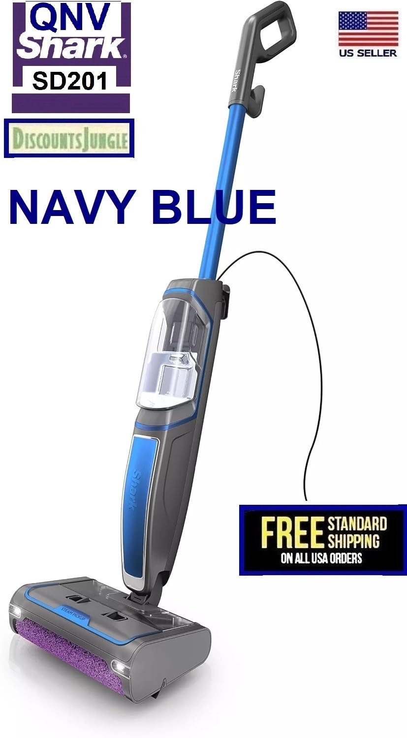 Shark SD201 Steam Pickup 3-in-1 Steam Mop Picks Up Debris De