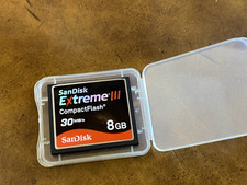 SanDisk 8GB Extreme III CompactFlash Card, 30MB/s, SDCFX