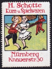 Nürnberg  H. Schotte Kurz- u. Spielwaren  (s...