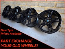 Genuine BMW 18" 1 Series F40 2 Series F44 F70 F74 F45 819M Black Wheels 8092352