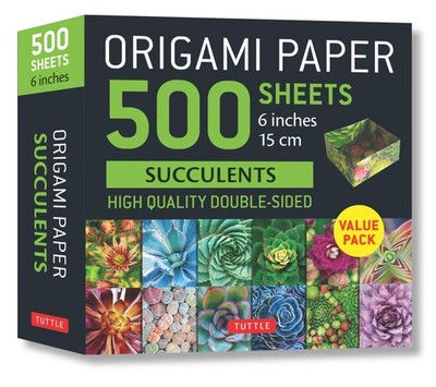 Origami Paper 500 sheets Succulents 6'' (15 cm): Tuttle Origami Paper: Double-Sid