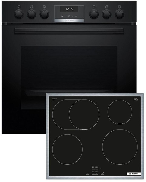 Bosch HND615LS62 – Einbau-Herd-Set Serie 6 Backofen + Serie 4 Induktionskochfeld-image