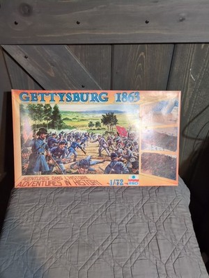 Esci 1/72 Gettysburg 1863 ACW Playset 337 pieces including 200 figures Unused 