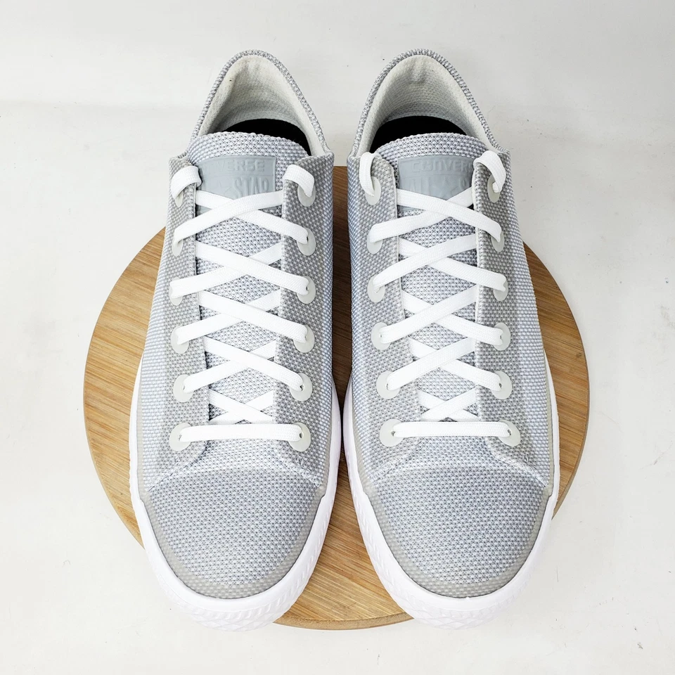 Tênis Converse All Star Modern OX Feminino 8 Cinza Leve Conforto Sapatos - Imagem 4 de 4