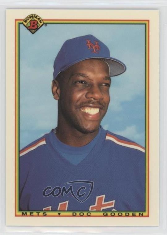 1990 Bowman Factory Set Collector's Edition (Tiffany) Dwight Gooden #126 0v1p
