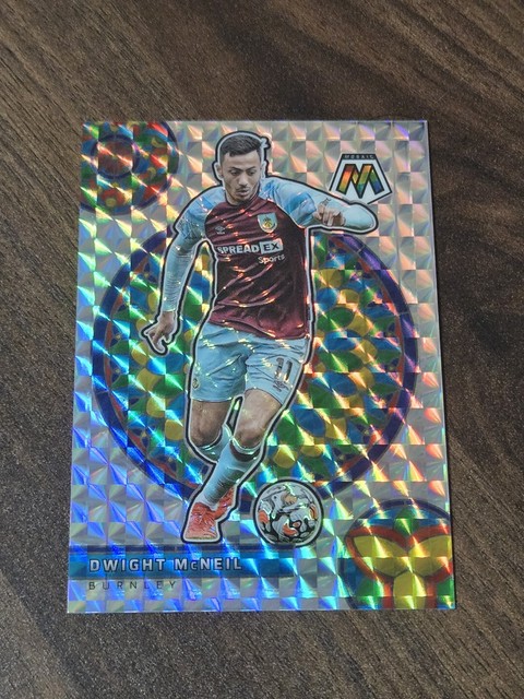 2021-22 Panini Mosaic Premier League Dwight McNeil Stained Glass SSP Burnley