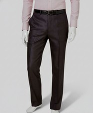 Kenneth Cole Reaction Men's Gray Ready Flex Slim-Fit Suit Pants Size 31W 32L