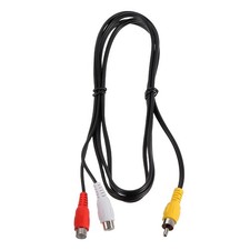 RCA Splitter Cable, 1RCA Male to 2RCA Female 5ft Audio Video Cables
