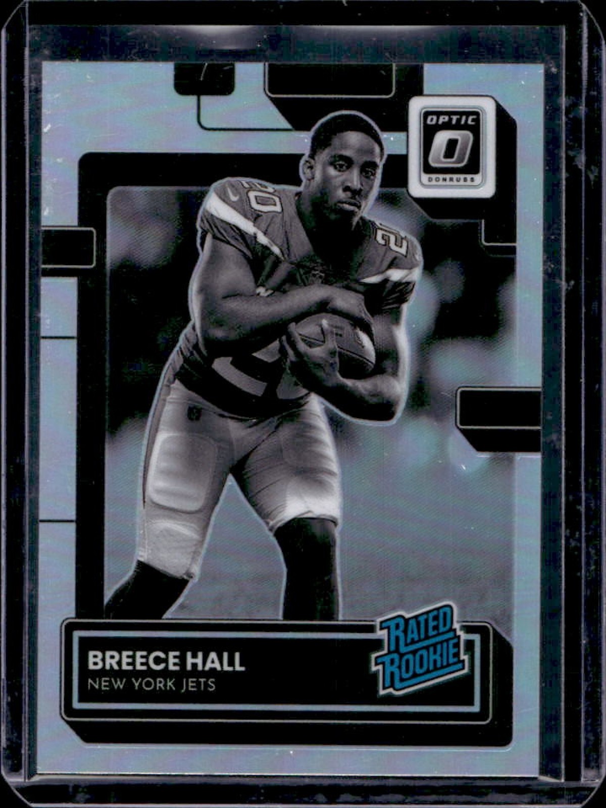 2022 Donruss Optic Breece Hall Holo Variation Rated Rookie #214 Jets