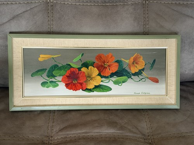 #ad Norah Simpson Oil painting On Board Professionally Framed 19.75quot;X 8.75quot; $75.00