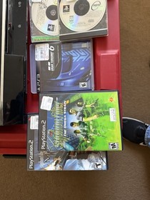 Sony PlayStation 3 PS3 Console 80GB CECHK01 System 6 Games Controller Bundle 