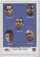 2000 Fleer Tradition Team Checklist Brevin Knight Robert Traylor Chris Mihm 0w8