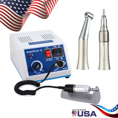 Dental Polisher/Contra Angle/Straight Handpiece/Lab Marathon Electric Micromotor