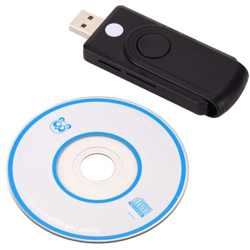 UTHAI X02 USB SIM Smart Card Reader For Bank Card CAC ID SIM SD TF/Micro SD - Photo 7/10