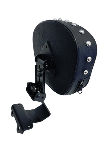 Studded Fully Adjustable Driver's Backrest for 2008-up Yamaha XV1900 Raider - Picture 3 of 10