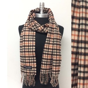 New 100% Cashmere Scarf Classic Plaid Scotland Soft Warm Wool Brown/berry/beige New 100% Cashmere Scarf Classic Plaid Scotland Soft Warm Wool Brown/berry/beige