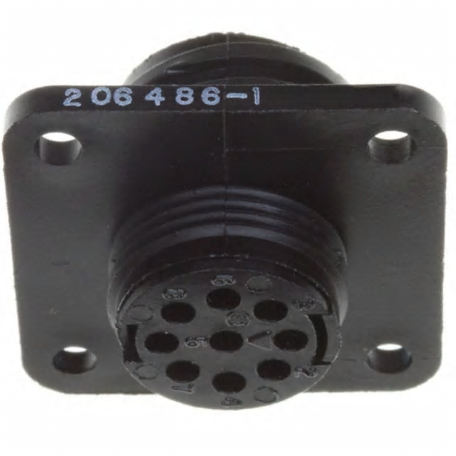 初代 INFOBAR BUILDING AMP TE CONNECTIVITY 206486-1 Circular Connector 9 Position Series