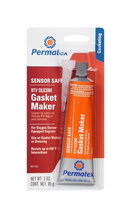 Permatex 81422Sensor-Safe High-Temp RTV Silicone Gasket Maker, 3 oz. PACK OF 4
