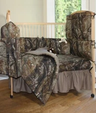 Realtree Camo Baby Crib or Toddler Bed Sheet & Pillowcase