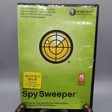 Webroot Spy Sweeper Windows Vista, XP 2003-2008 Software Single PC 