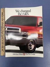 Vintage NOS 1998 Ram PickUp The New Dodge Dealership Brochure 34 Pgs Cummins