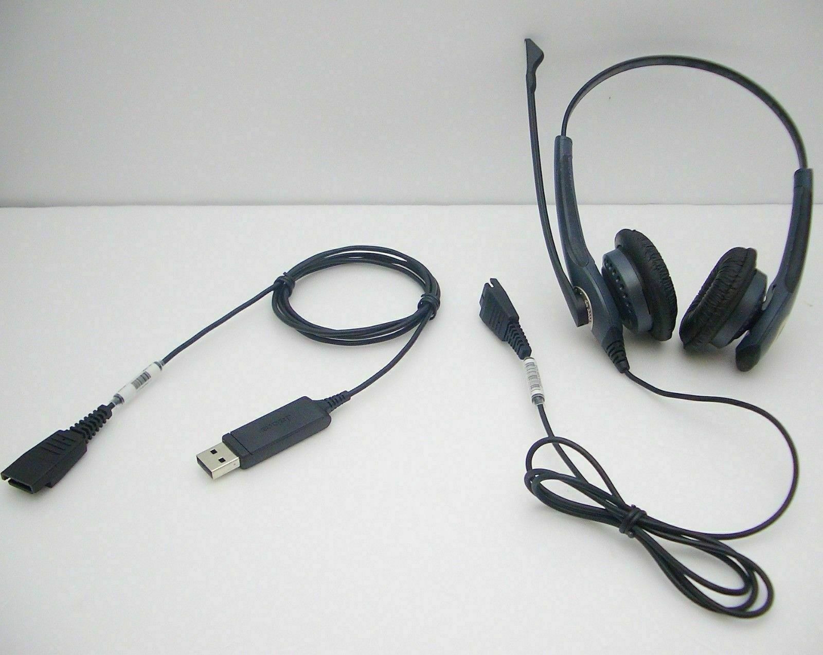 Jabra GN2000 Duo Noise Canceling QD Headset + Jabra Link 230 for WORK FROM HOME