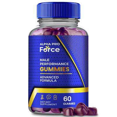 Alpha Pro Force Gummies for Men   Alpha ProForce Male Performance Gummy 60ct