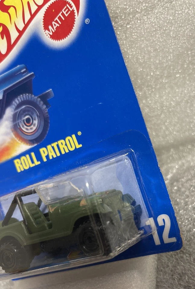 Hot Wheels Roll Patrol Blue Card #12 VHTF On Card! 1990 - Image 3 of 4