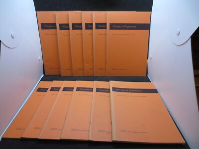 IBM Principles of Programming - Personal Study Program - Complete Set - IBM 1961