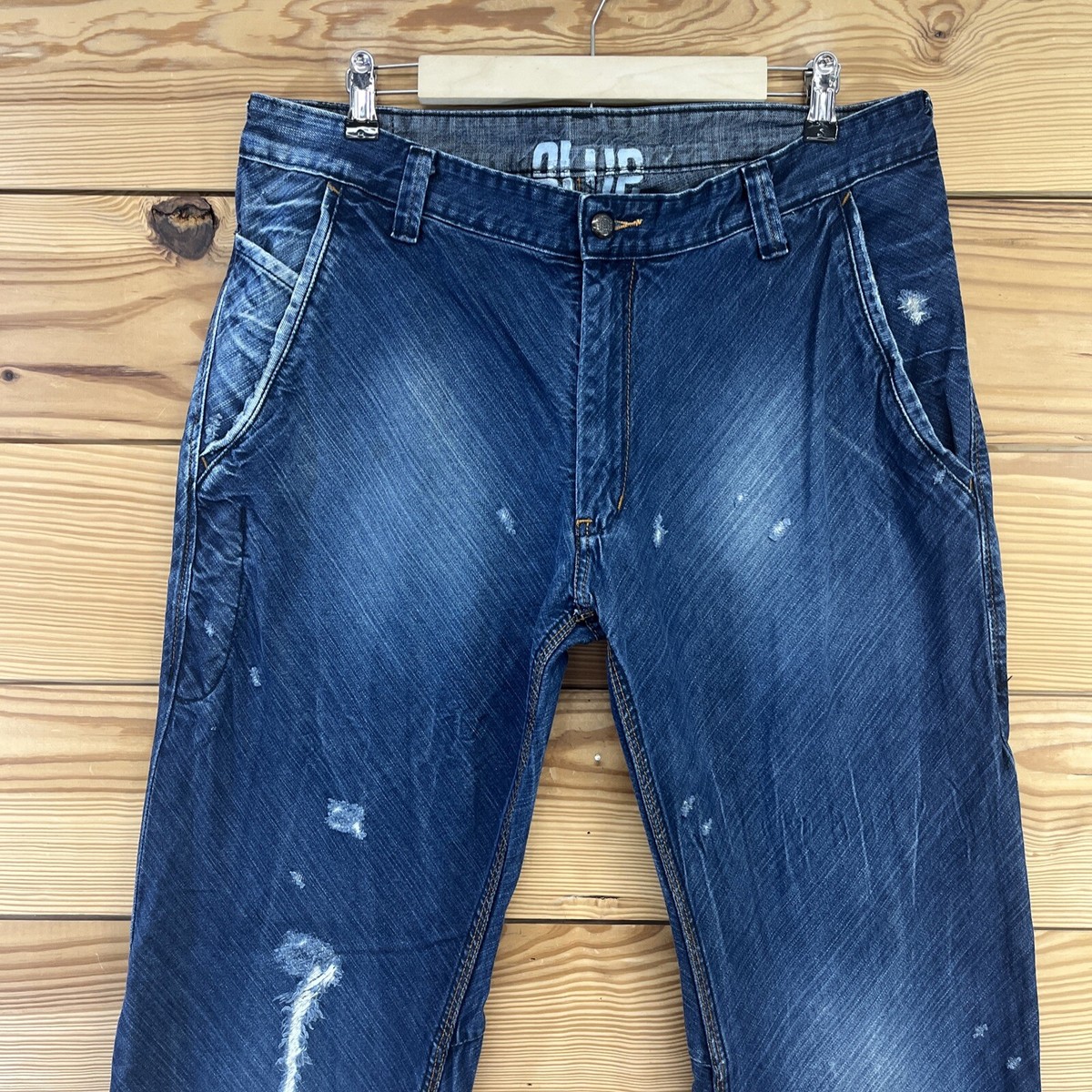 ☆BADBLOOD☆ D Lab Denim Pants Blue A0393209E328AT s-l1200.jpg