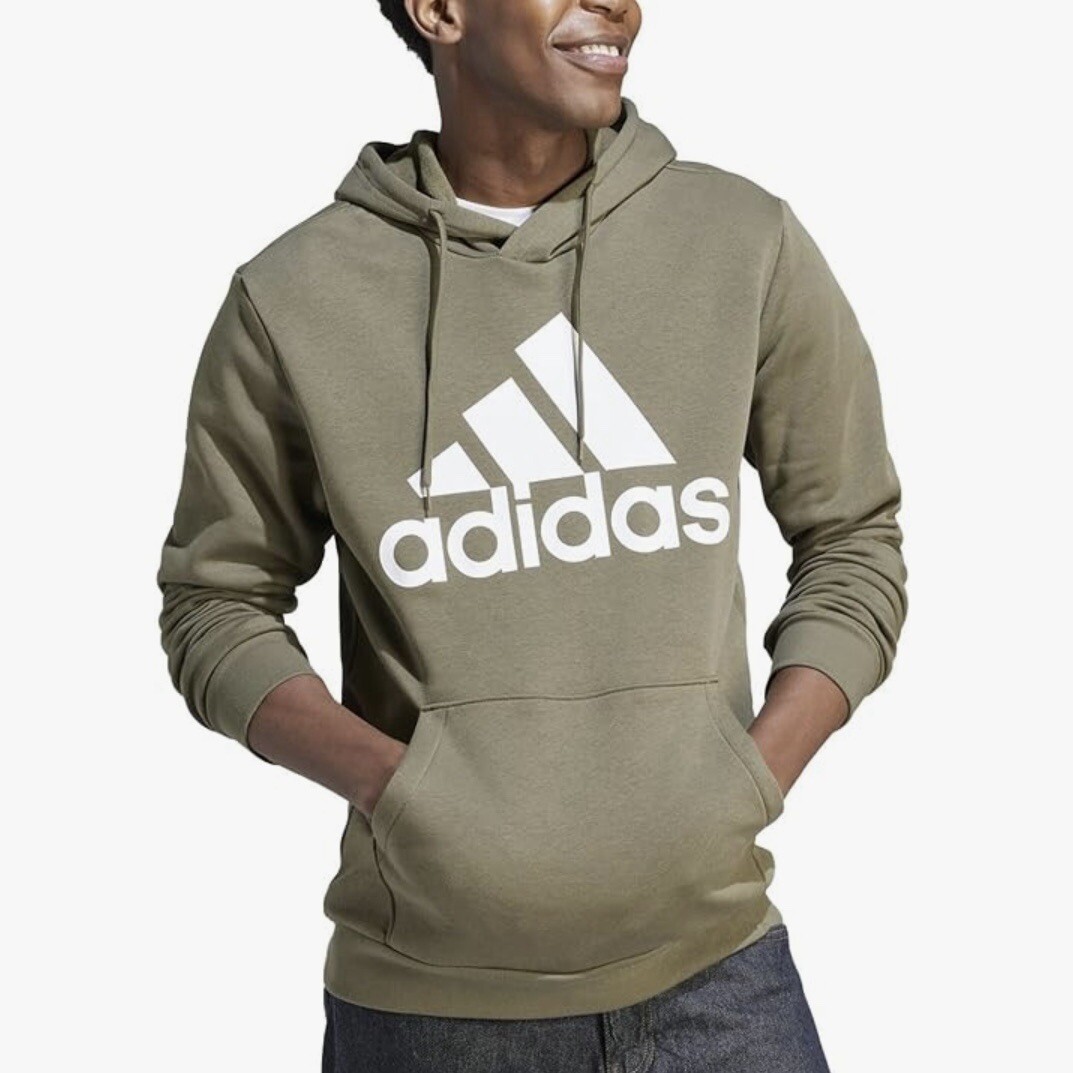 Adidas Essentials Big Logo Fleece Men's Hoodie Casual