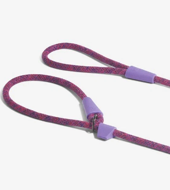 Zee.Dog | Correa para perro de entrenamiento sin cordones rosa Cosmo | Cuerda deslizante para perro | 2 en 1 Foto 2 de 4